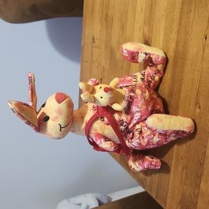 Kangaroo Plush Little Brownie Kangaroo Baby Joey 12" Stuffed Animal Girl Scouts